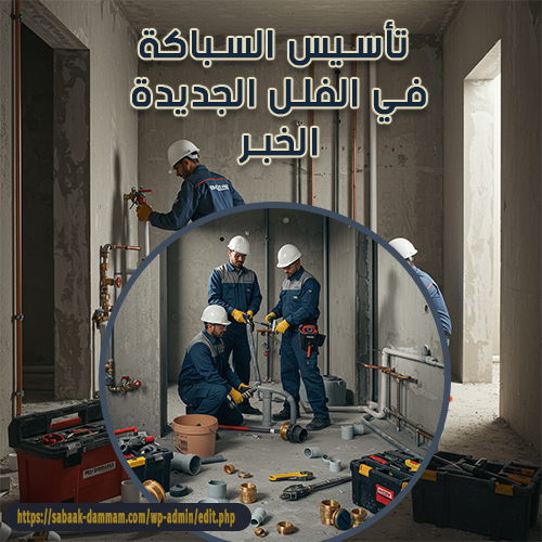 تأسيس السباكة في الفلل الجديدة الخبر
